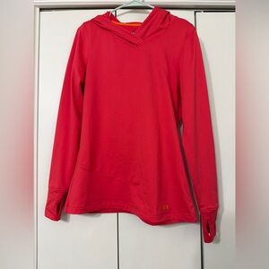 Cold Gear Fitted Under Armour Women’s Red Pink Pullover
